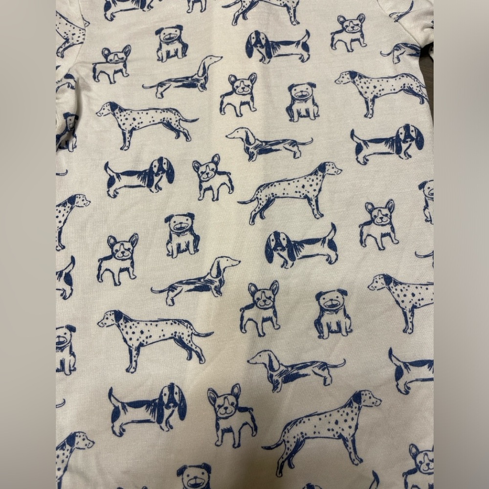 🐶 NEW! • Little Me • Bamboo Zipper Sleeper with Hat 🐕 6 months - Picture 7 of 7